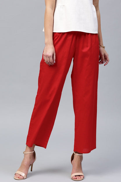 Women's Red Palazzos