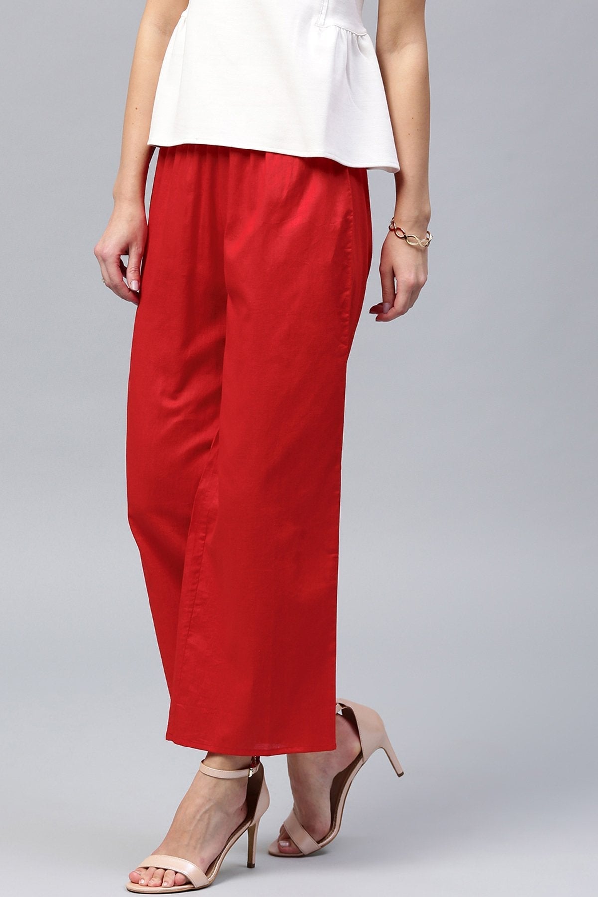 Women's Red Palazzos