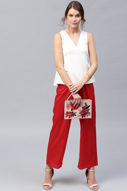 Women's Red Palazzos