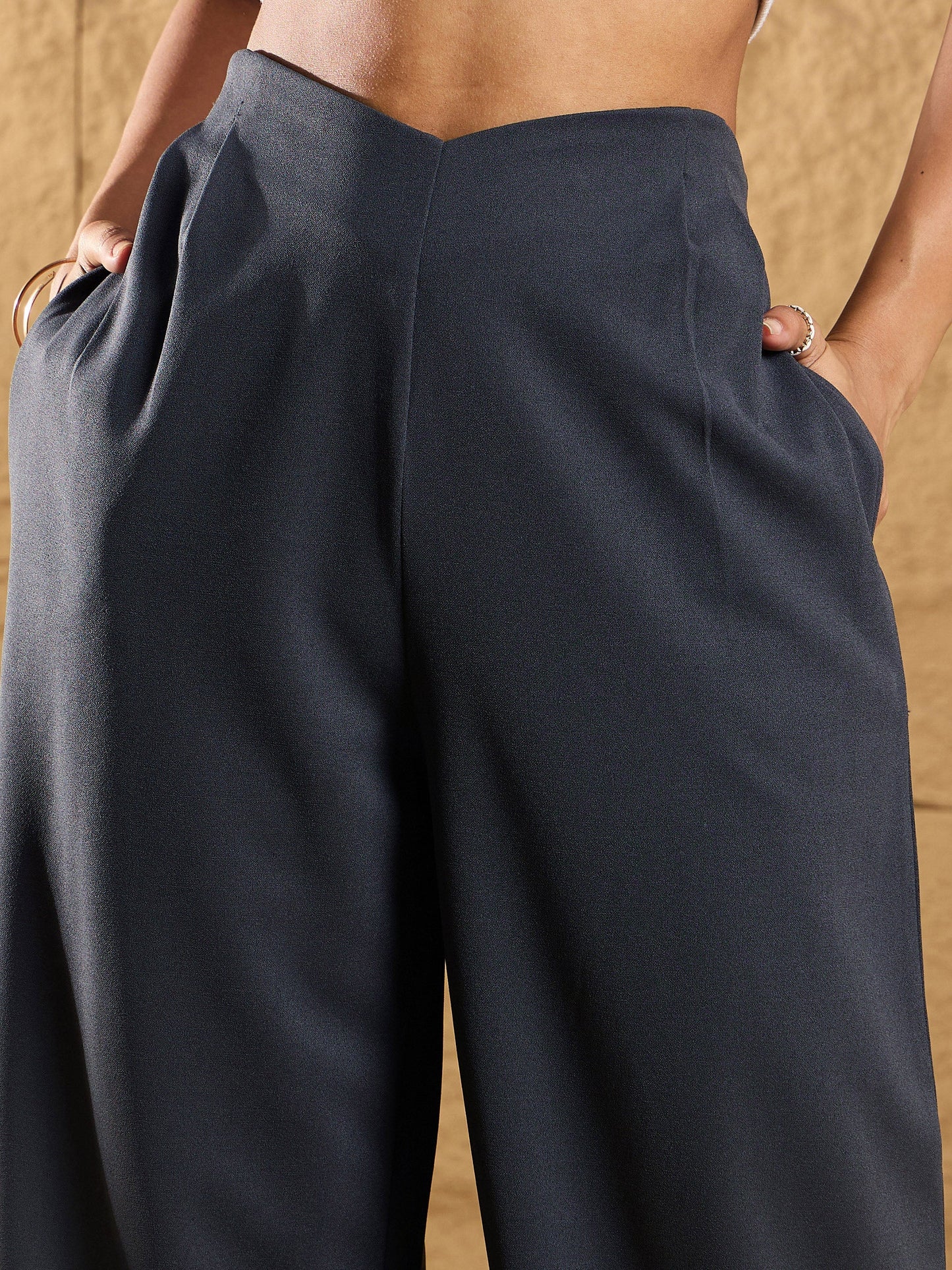 Women's Grey Comfort Pant