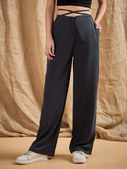 Women's Grey Comfort Pant
