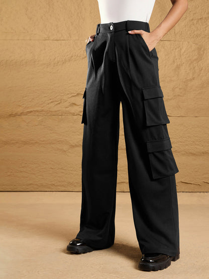 Women's Black Comfort Pant