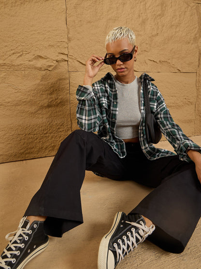 Women's Black Pocket Pant