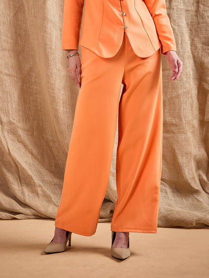 Women's Orange Comfort Pant