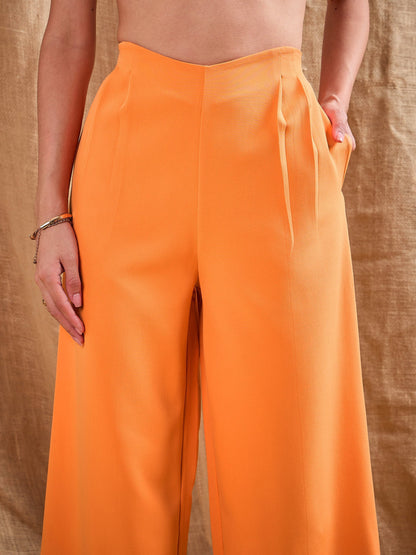 Women's Orange Comfort Pant
