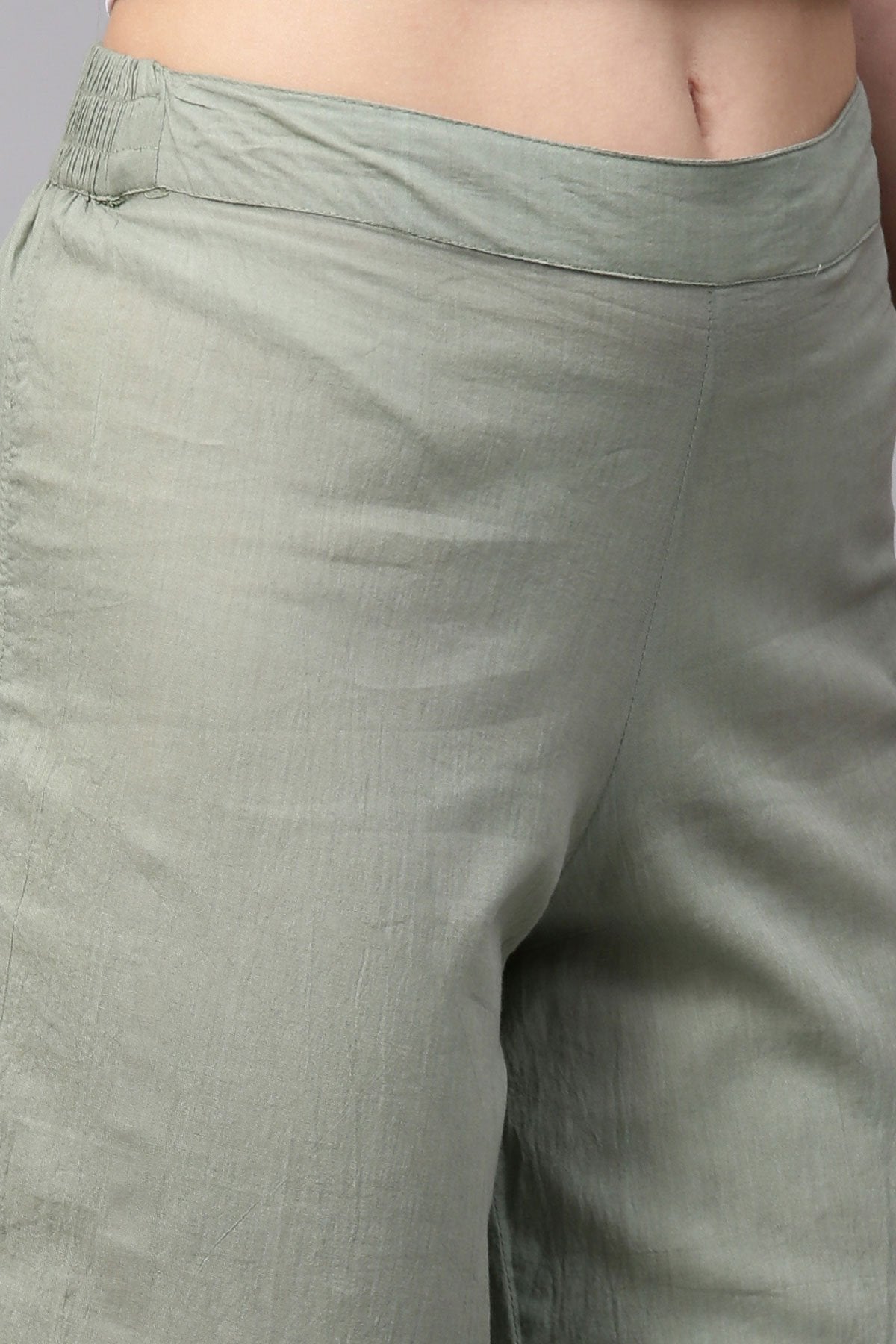 Women's Olive Dhoti Pants