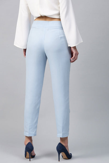 Women's Aqua Tapered Trouser