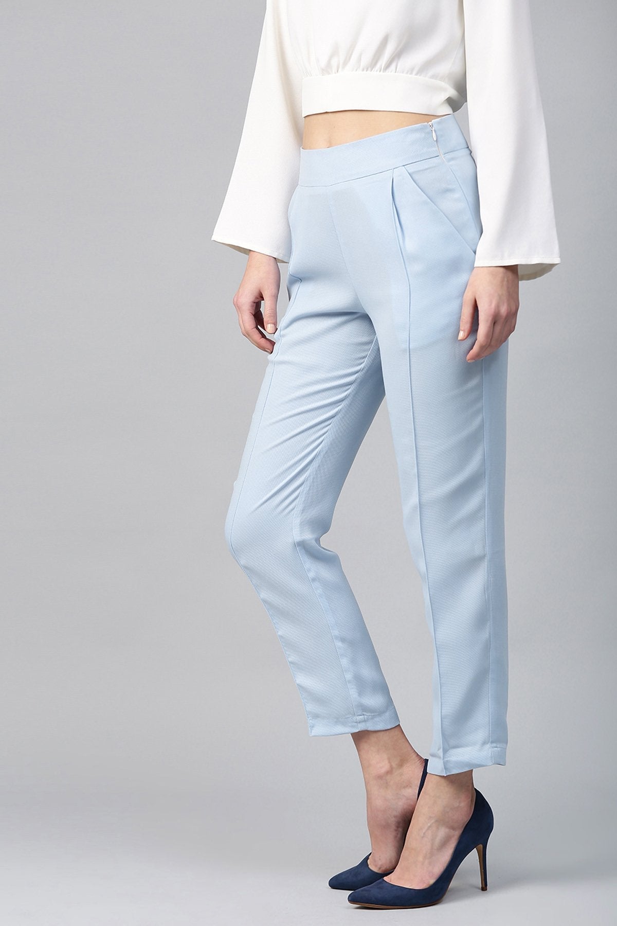 Women's Aqua Tapered Trouser
