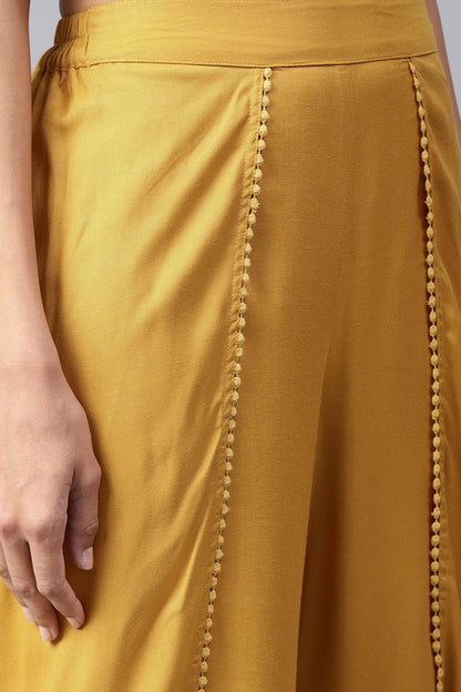 Women's Mustard Dhoti Ethnic Pants