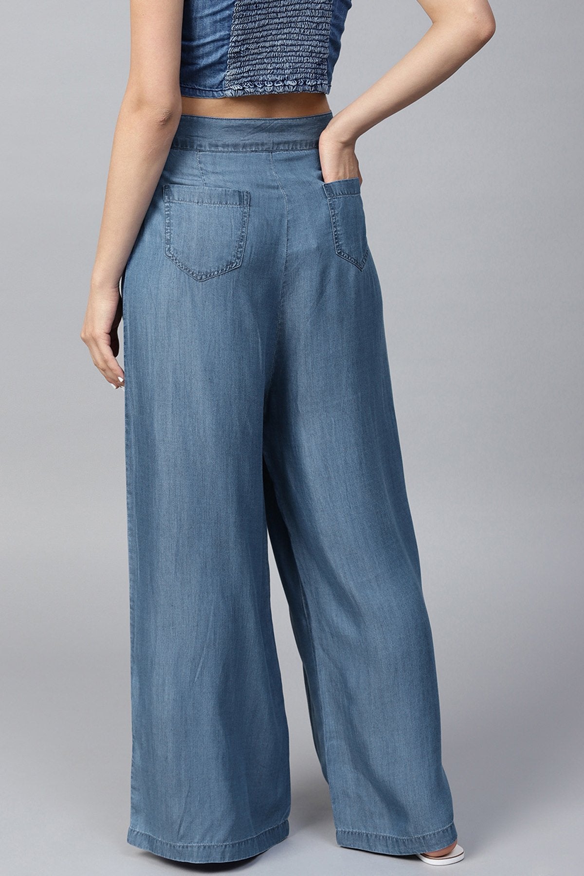 Women's Blue Denim Pants