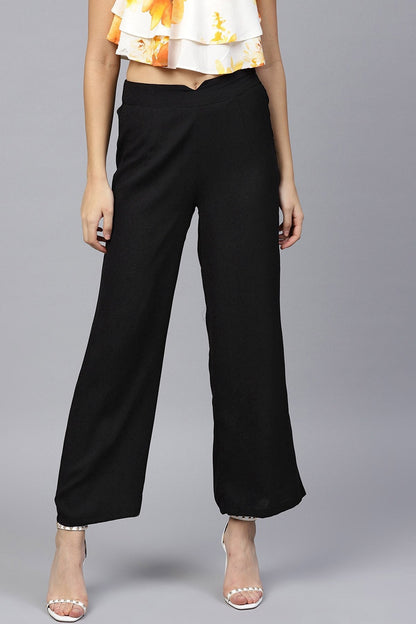 Women's Black A-Line Pants