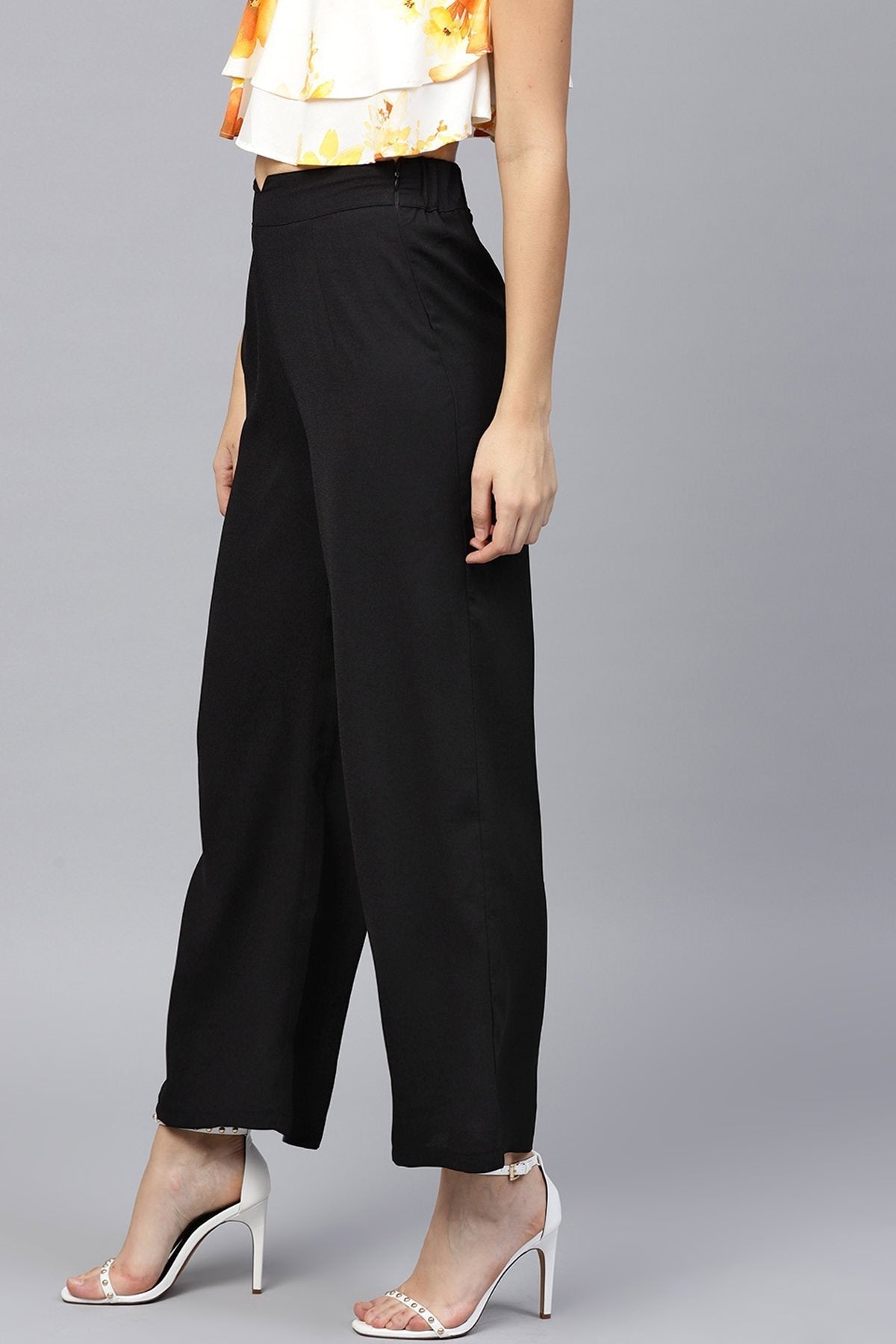 Women's Black A-Line Pants