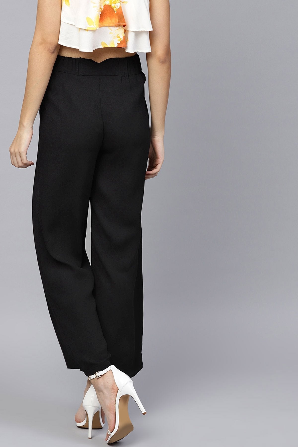 Women's Black A-Line Pants