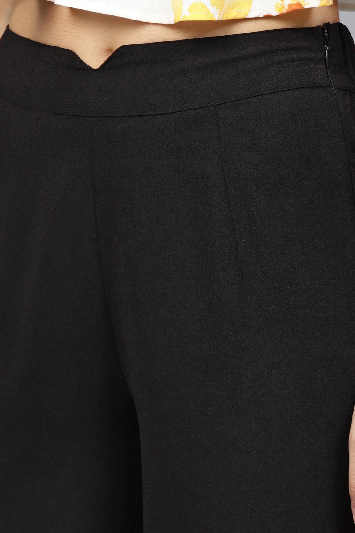 Women's Black A-Line Pants
