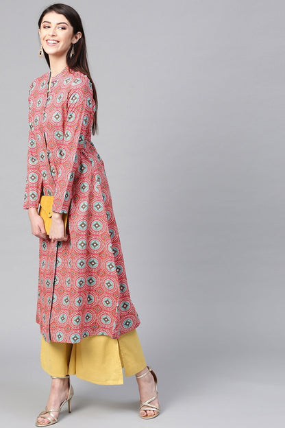 Women's Yellow Side Slit Flared Pants