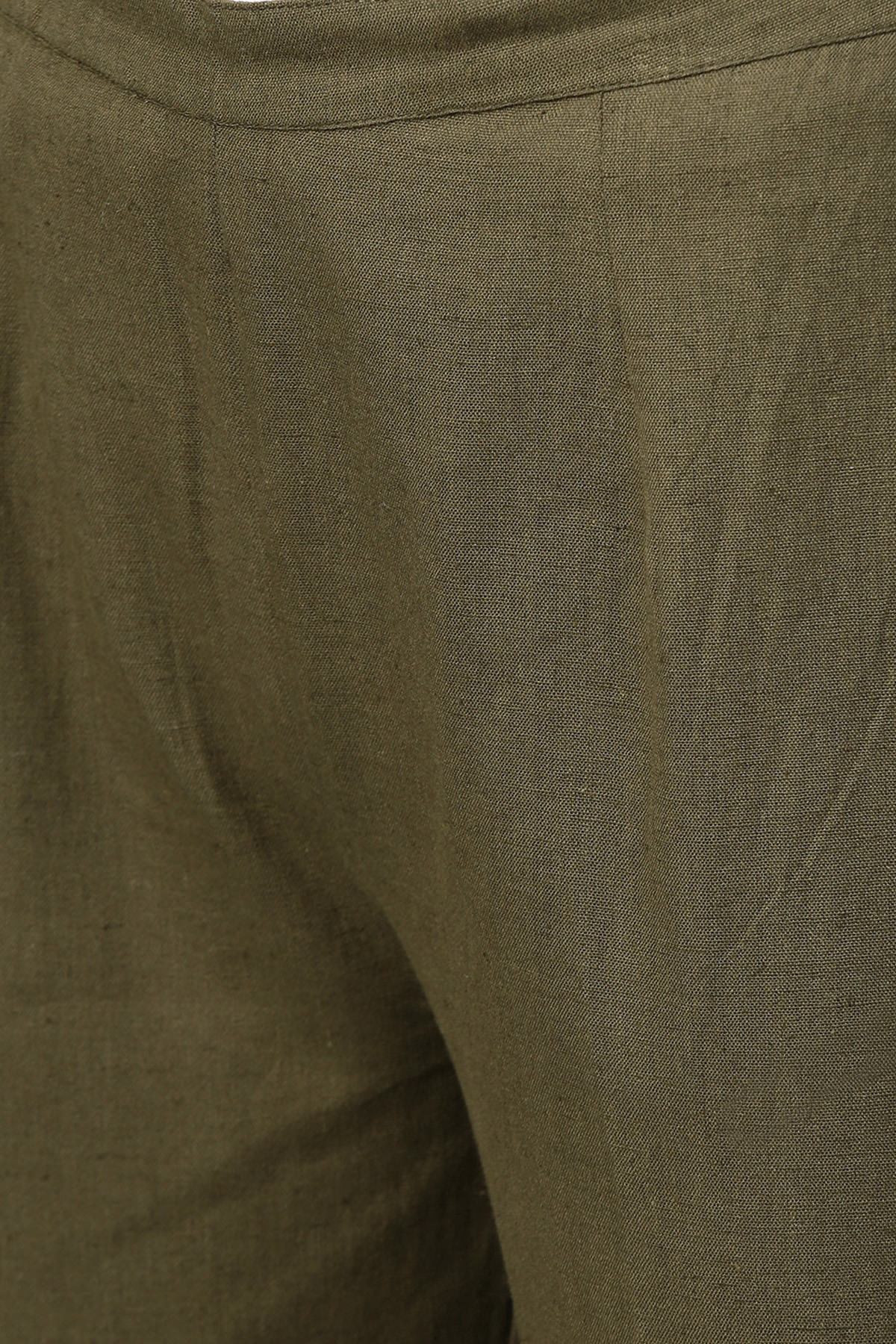 Women's Olive Pencil Pants