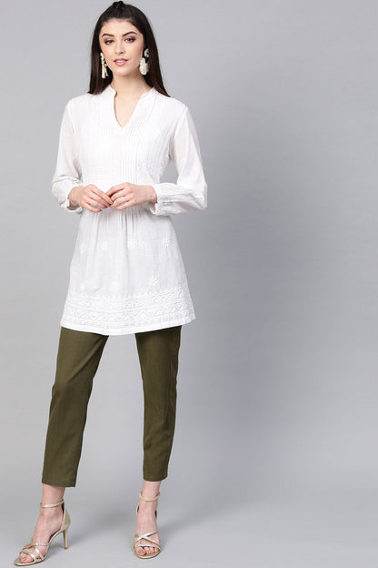 Women's Olive Pencil Pants