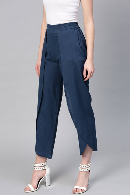 Women's Indigo Dhoti Pants