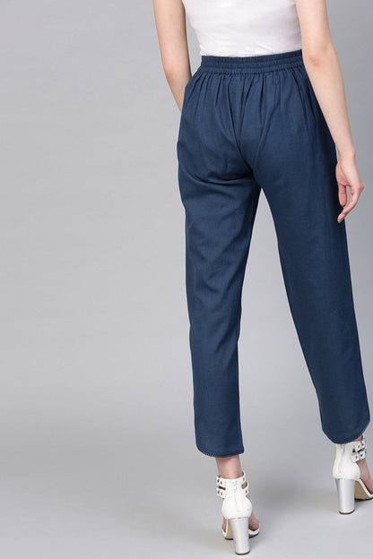 Women's Indigo Dhoti Pants