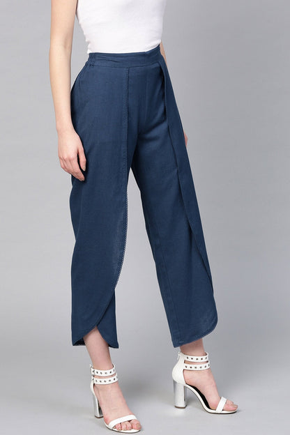 Women's Indigo Dhoti Pants