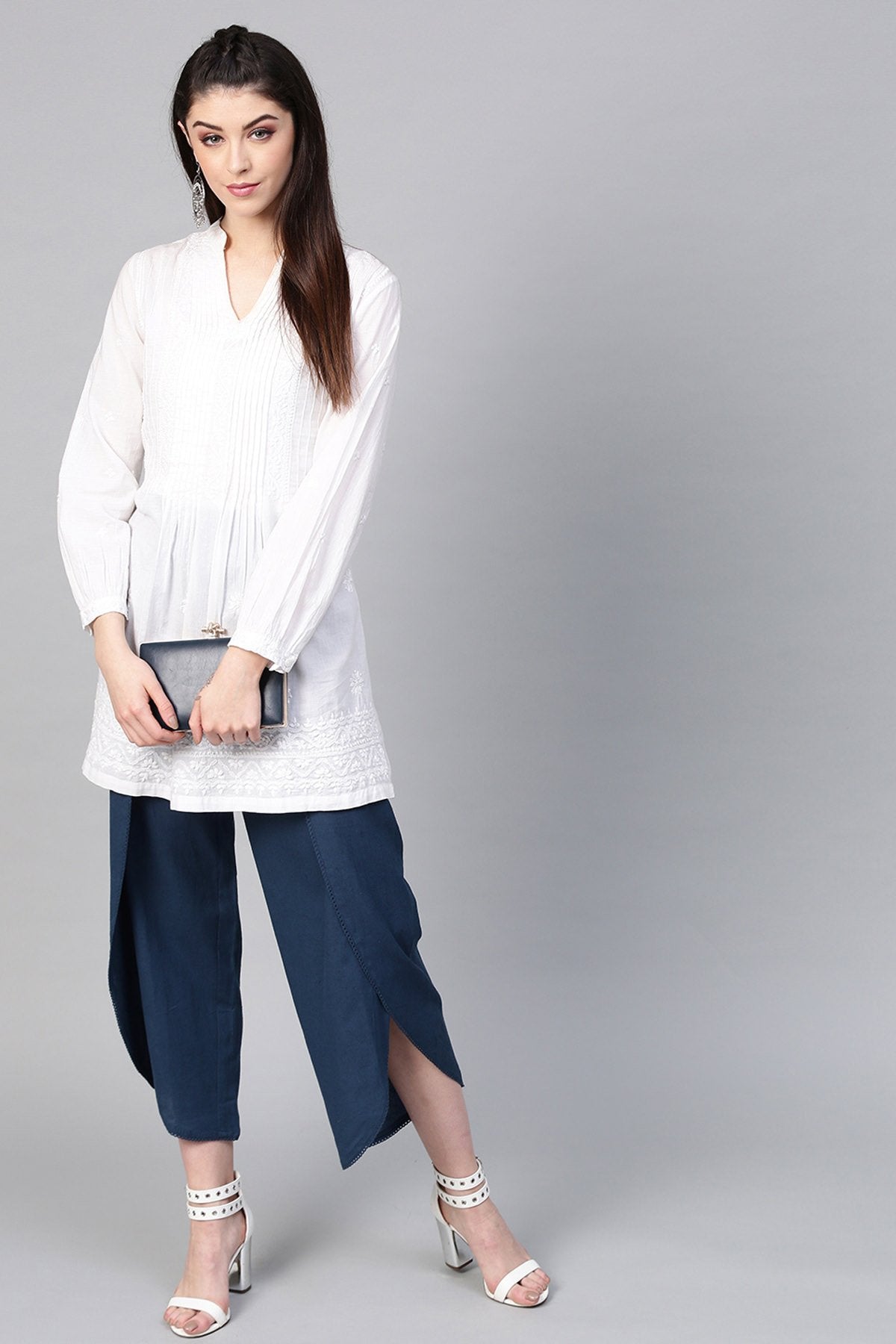 Women's Indigo Dhoti Pants