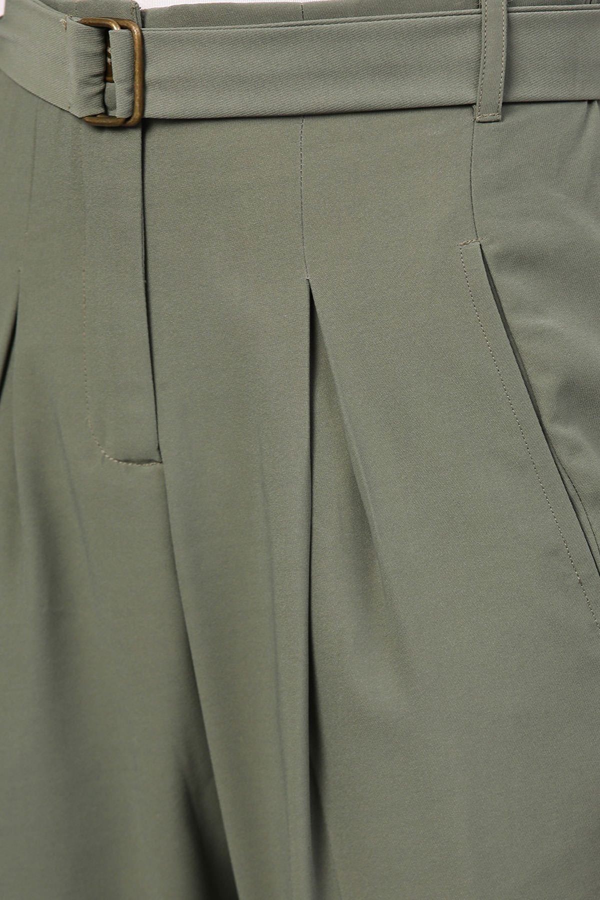 Women's Olive Tapered Pants