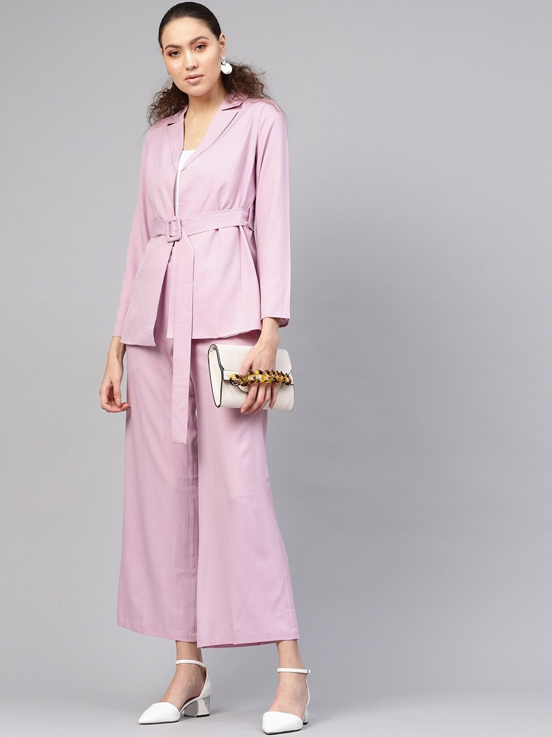 Women's Lavender Palazzo Pants