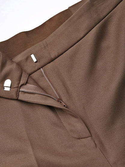 Women's Brown Tapered Pant