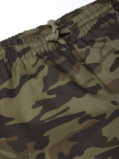 Women's Green Camouflage Jogger Pant