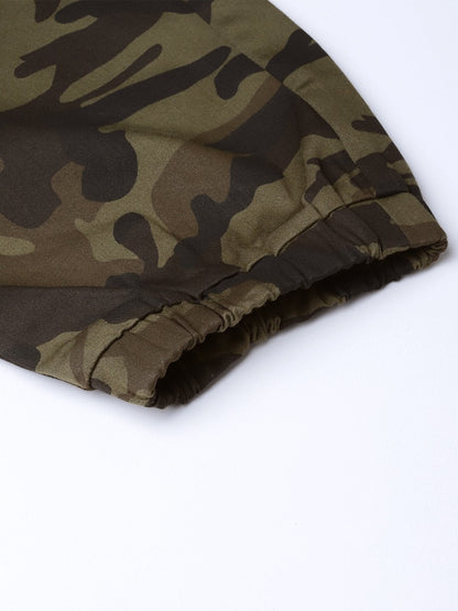 Women's Green Camouflage Jogger Pant