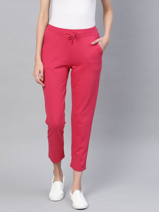 Women's Fuchsia Drawstring Pants