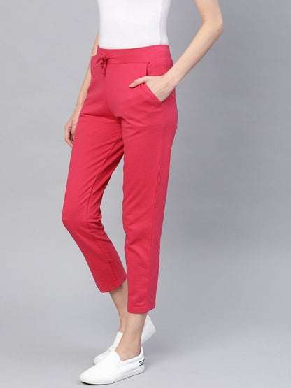 Women's Fuchsia Drawstring Pants