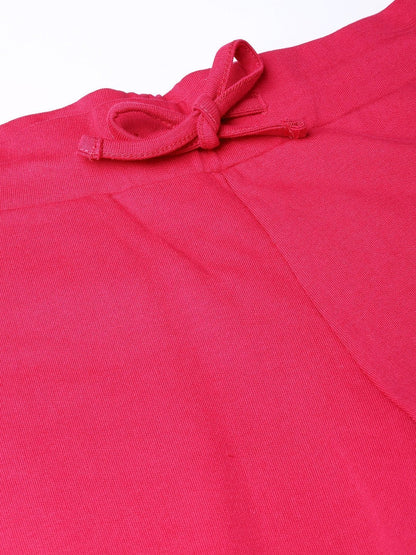 Women's Fuchsia Drawstring Pants