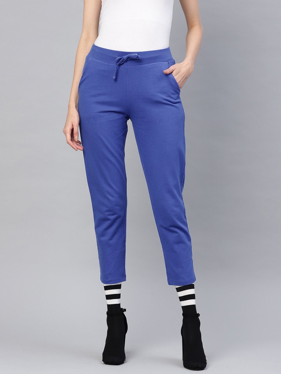 Women's Royal Blue Drawstring Pants