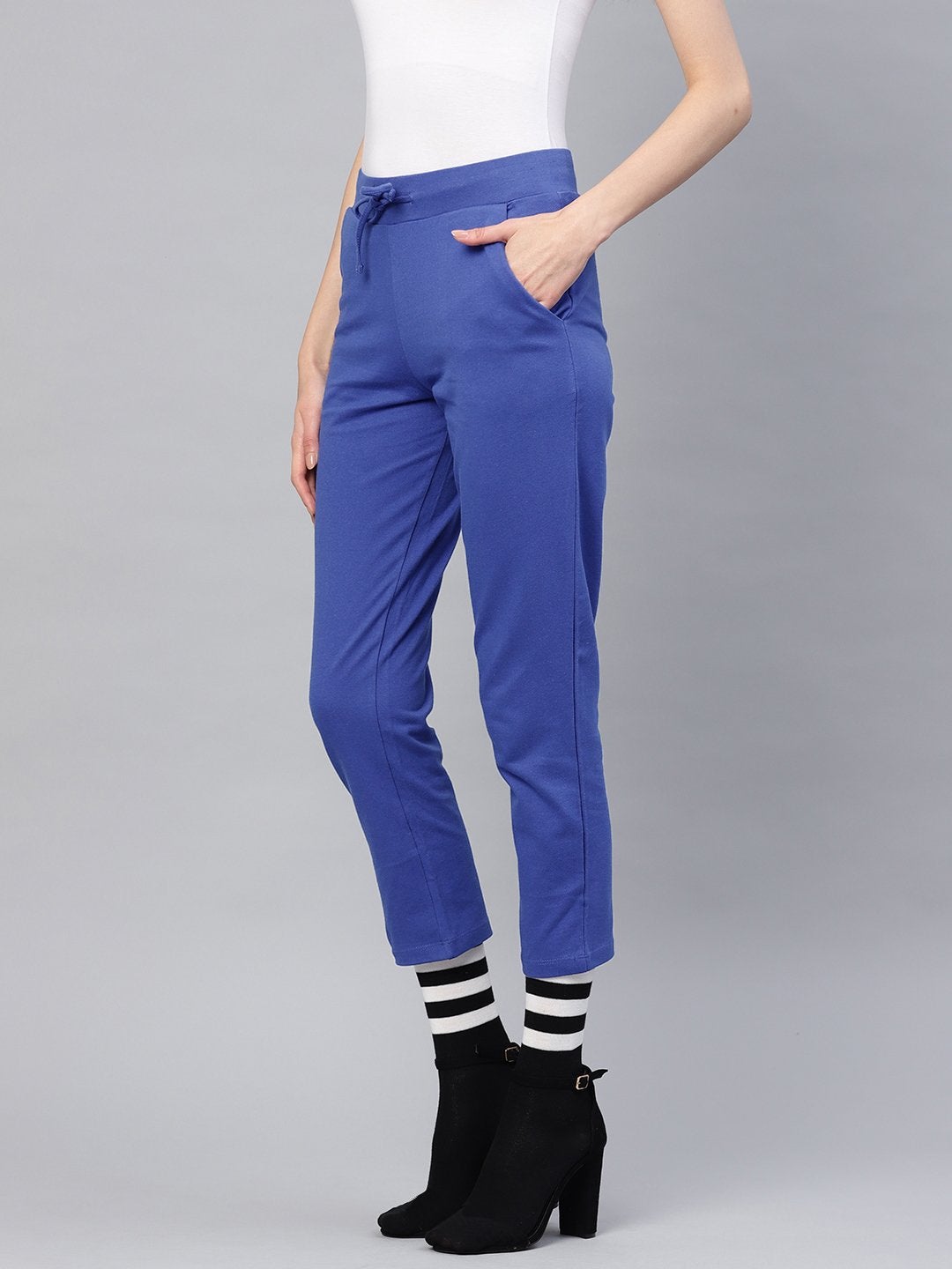 Women's Royal Blue Drawstring Pants