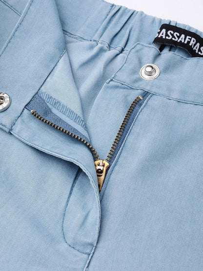 Women's Light Blue Denim Pants