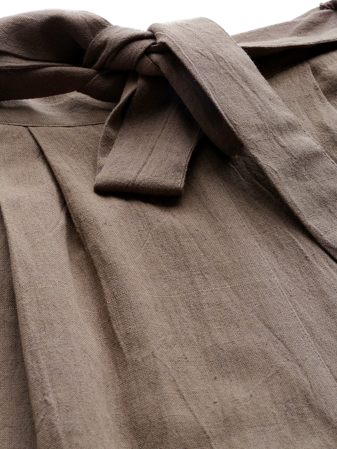 Women's Chocolate Brown Pleated Palazzo