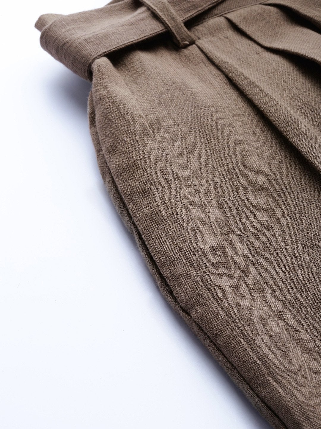 Women's Chocolate Brown Pleated Palazzo