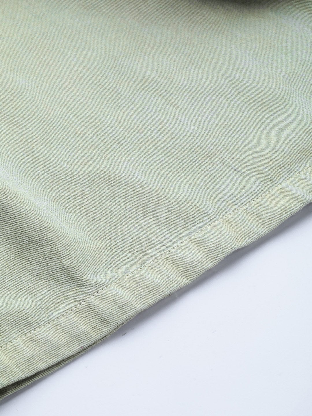 Women's Olive Denim Flared Pant