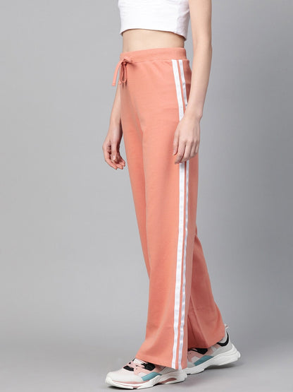 Women's Peach Terry Side Tape Drawstring Pants