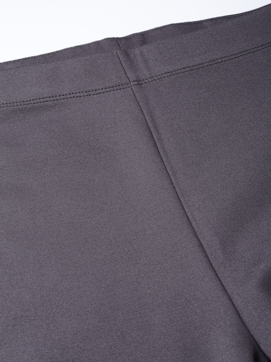 Women's Grey Double Piping Detail Jeggings