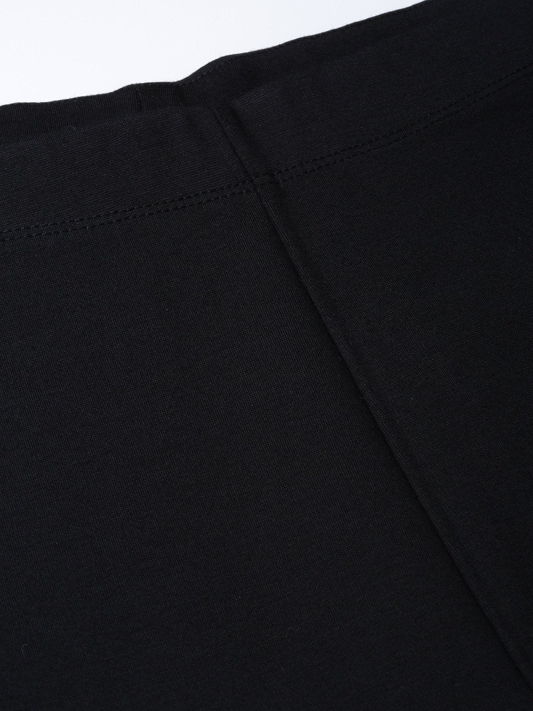 Women's Black Side Tape Jeggings