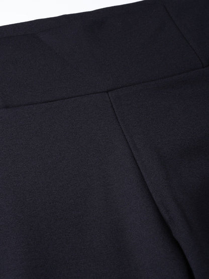 Women's Navy High Waist Basic Jegginng