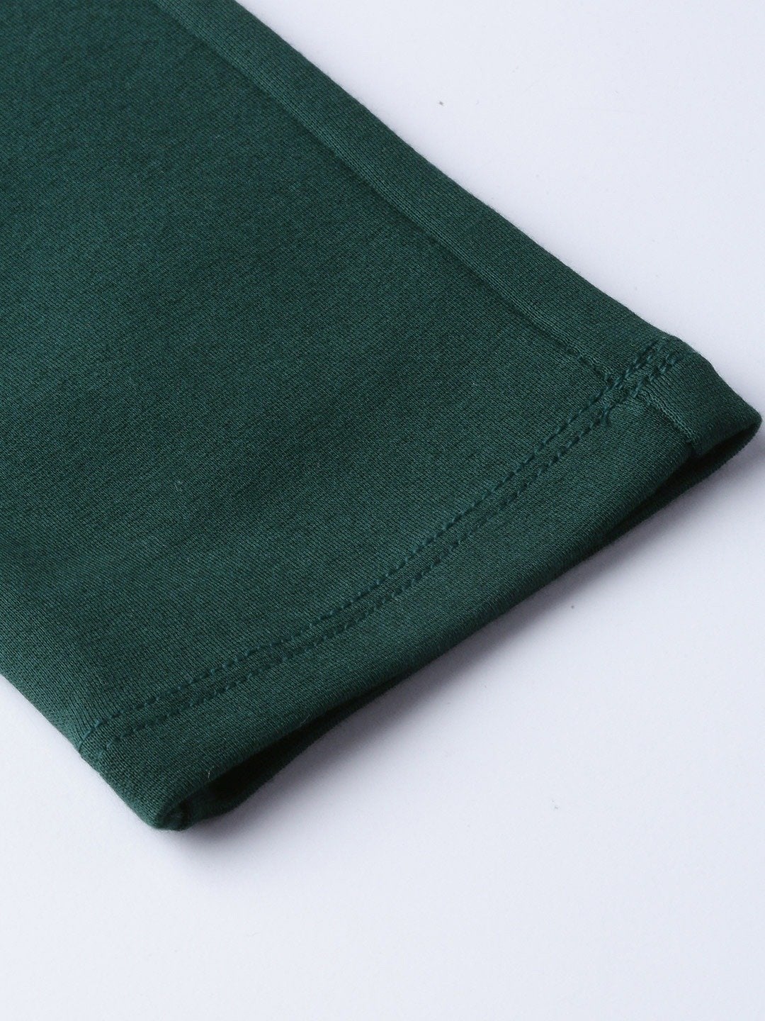 Women's Green Mock Fly Jeggings