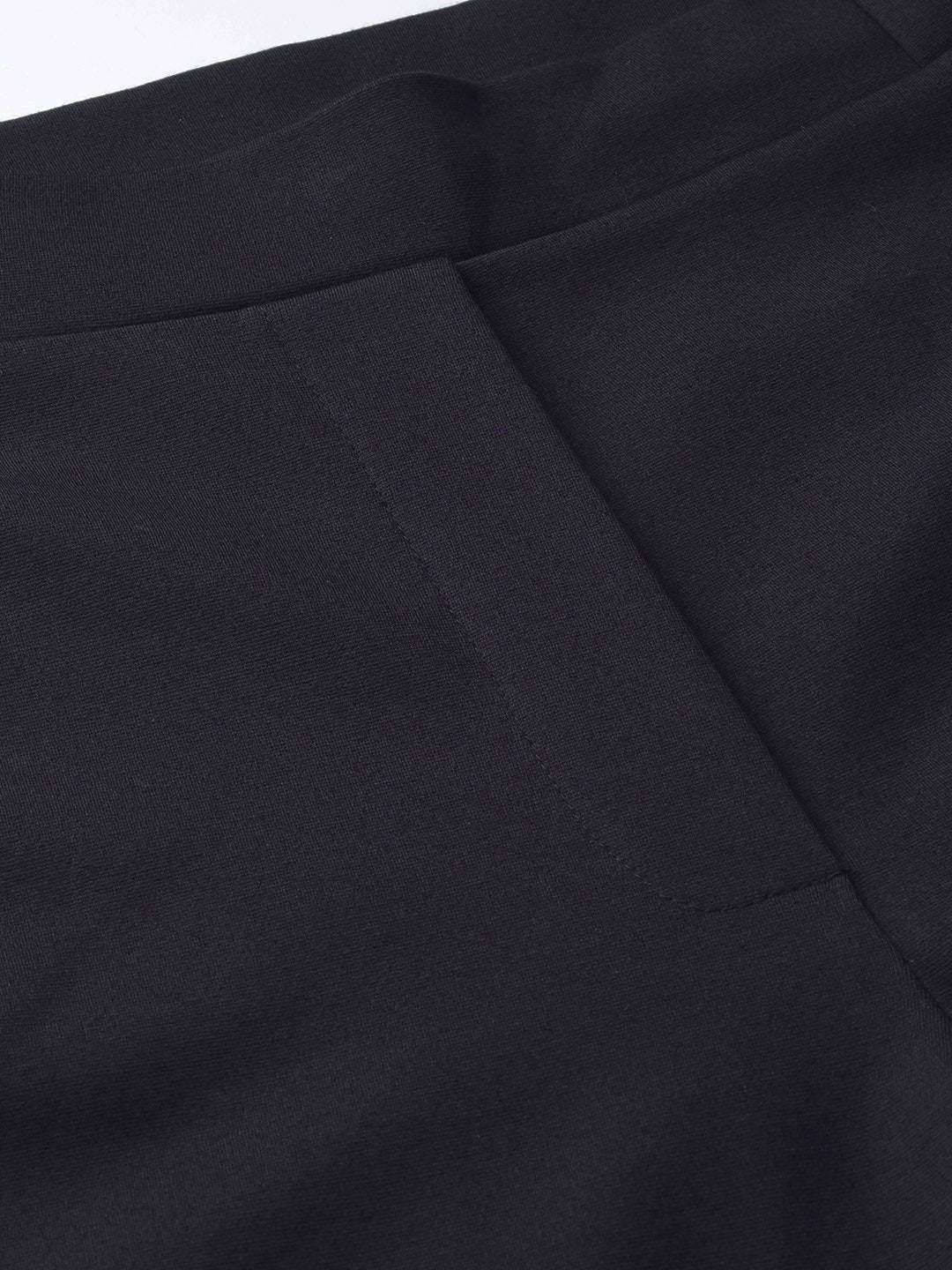 Women's Navy Mock Fly Jeggings