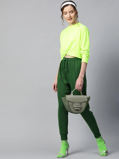 Women's Emerald Inlay Pocket Terry Jogger Pants