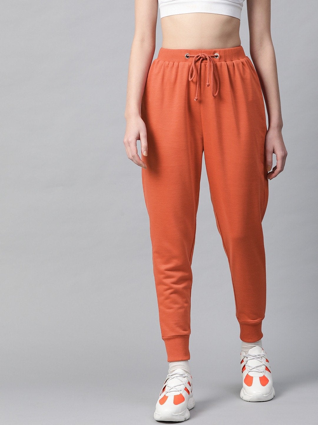 Women's Rust Inlay Pocket Terry Jogger Pants
