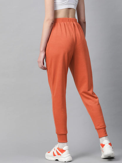 Women's Rust Inlay Pocket Terry Jogger Pants
