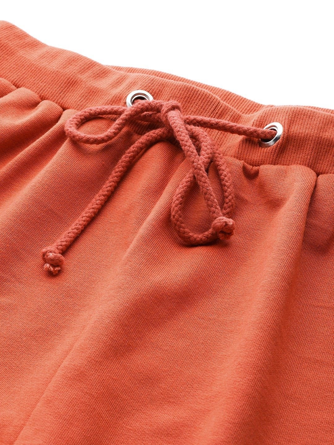 Women's Rust Inlay Pocket Terry Jogger Pants