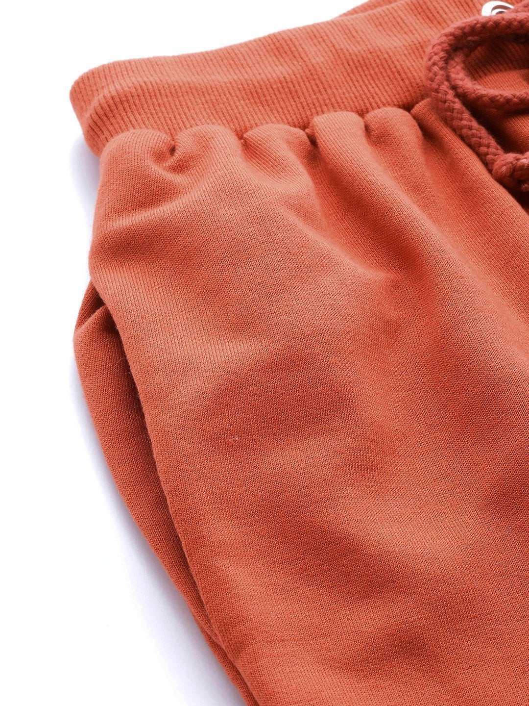 Women's Rust Inlay Pocket Terry Jogger Pants